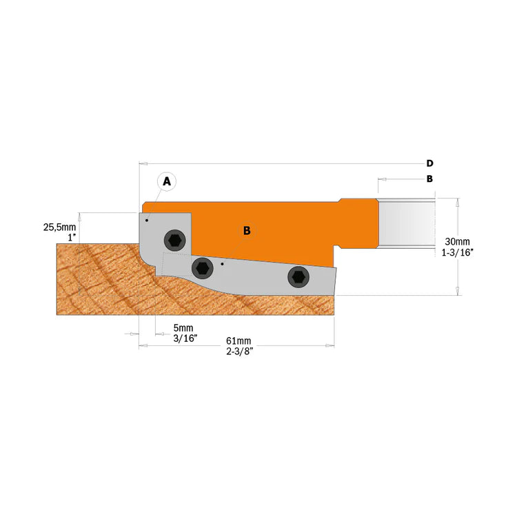 TÊTES DE COUTEAU PROFESSIONNELS POUR PORTES