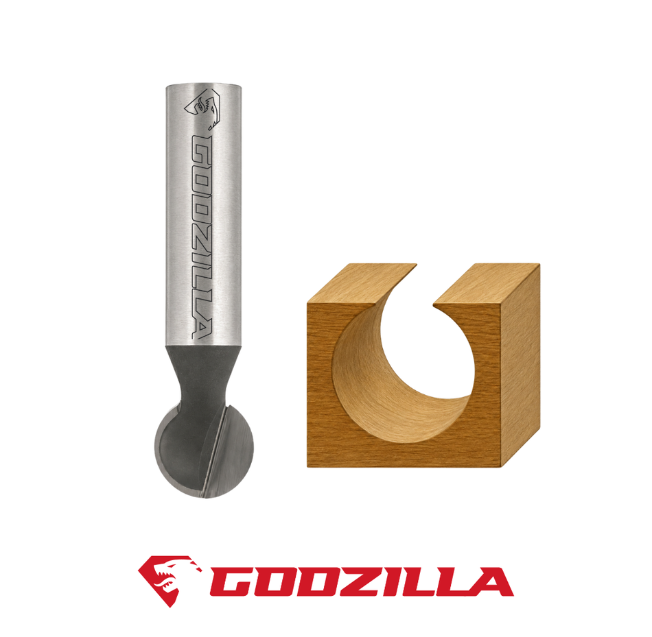 Fresa a Sfera Tonda GodzillaBits