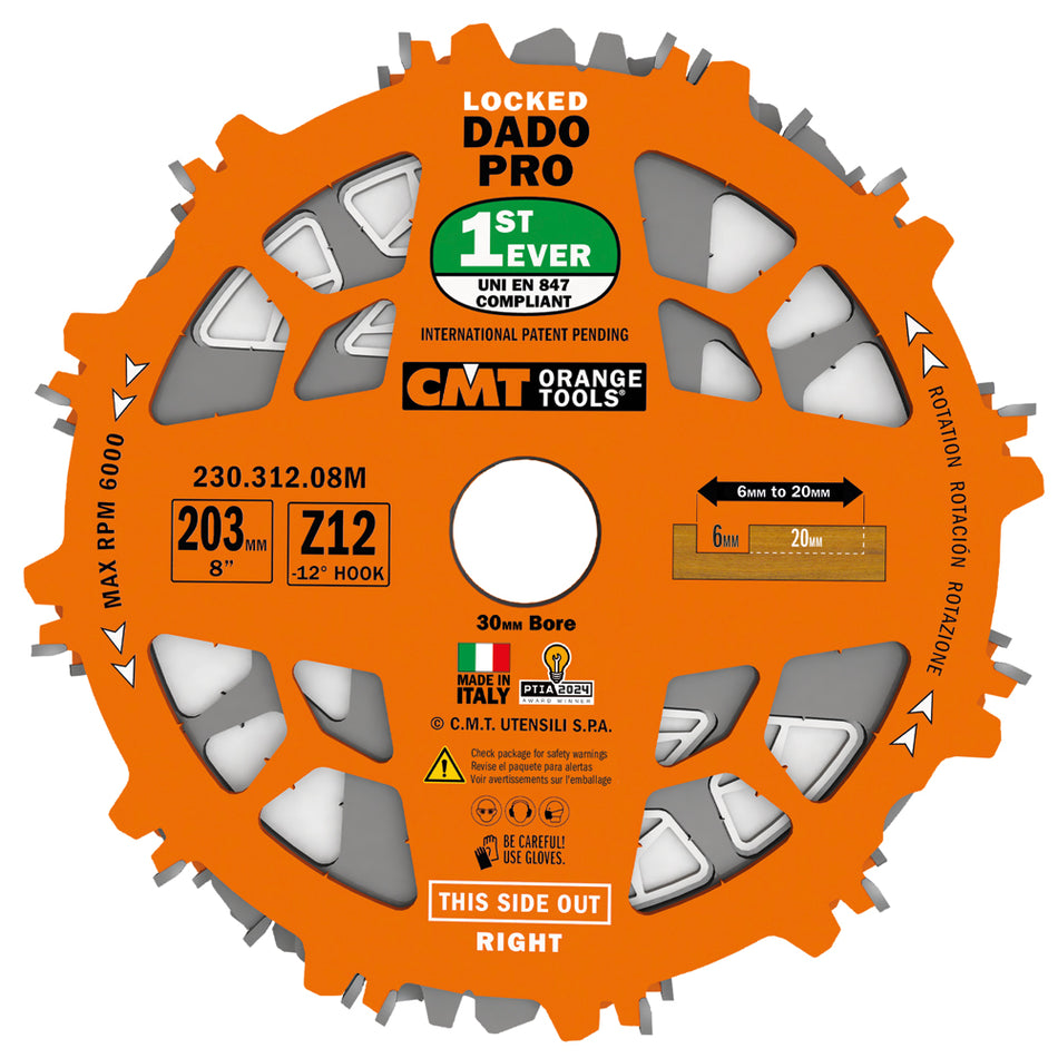 LOCKED MUTTER PRO SET 230.312.08M