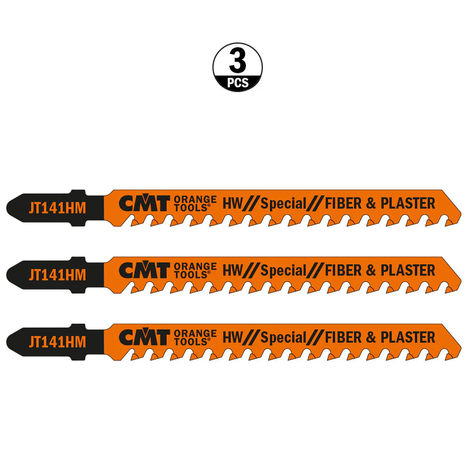 Klingen für Gipskartonplatten, Faserzementplatten, Glasfaser und Epoxidharze JT141HM-3
