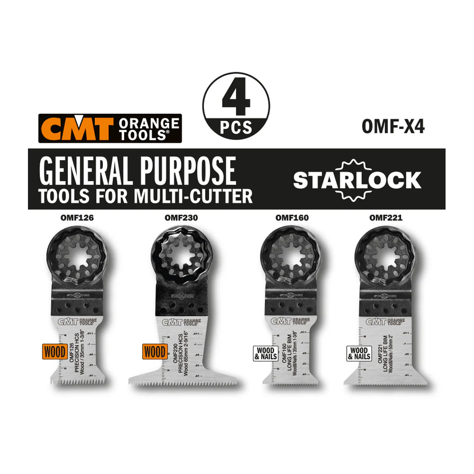 SET AUS 4 OMF-X4 MULTIFUNKTIONSWERKZEUGMASCHINEN