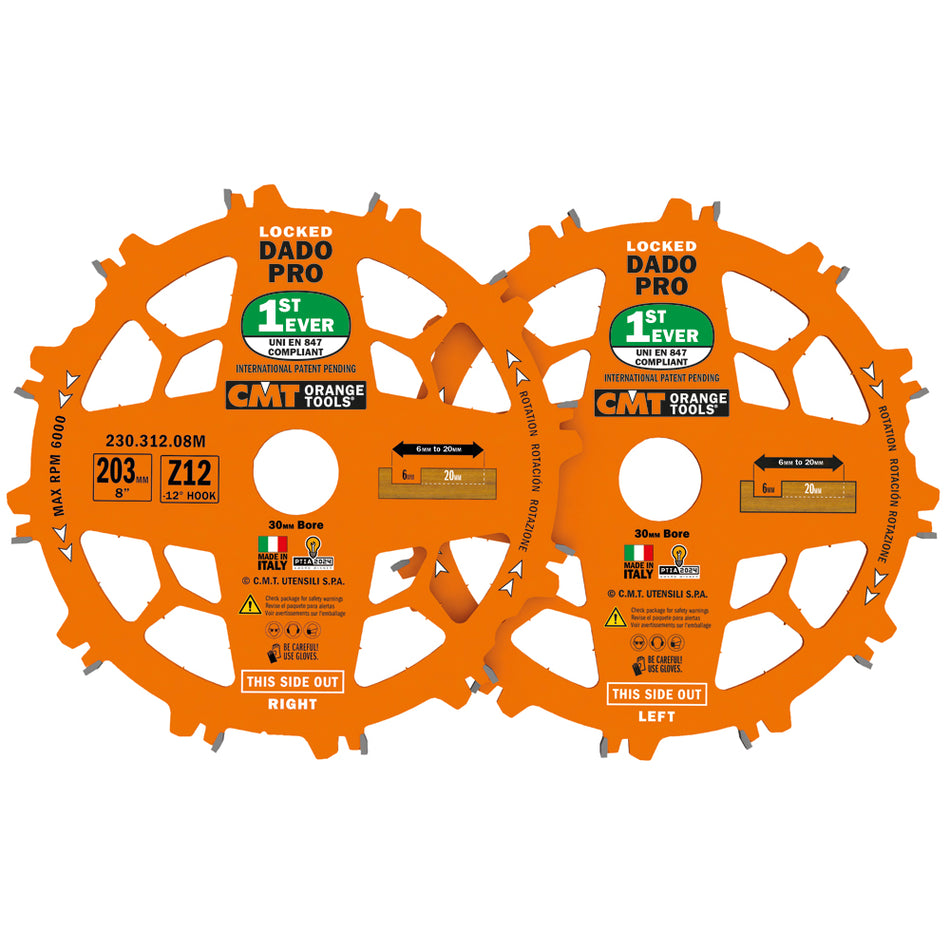LOCKED MUTTER PRO SET 230.312.08M