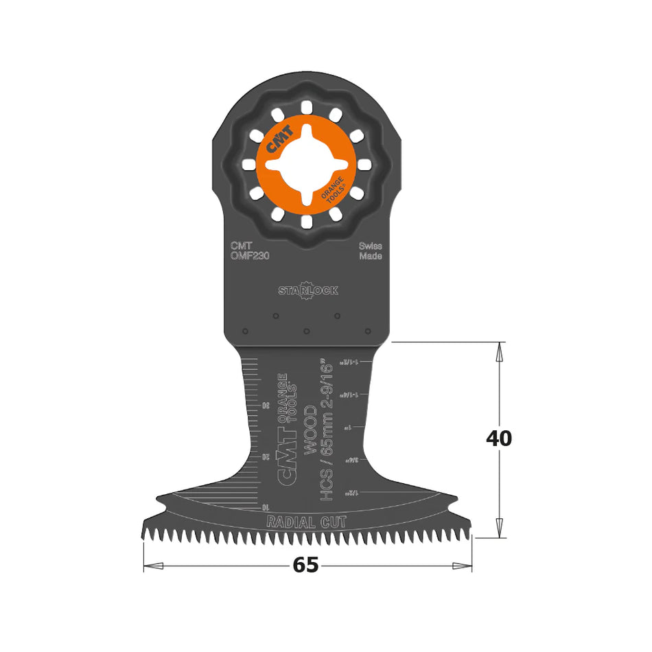 LAME DE COUPE DE PRÉCISION 65MM POUR LE BOIS