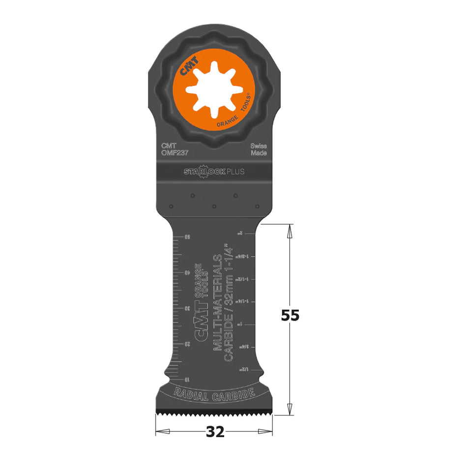 LAME DE COUPE MÉTAL OMF237 E-CUT PRO INOXYDABLE/CUIVRE