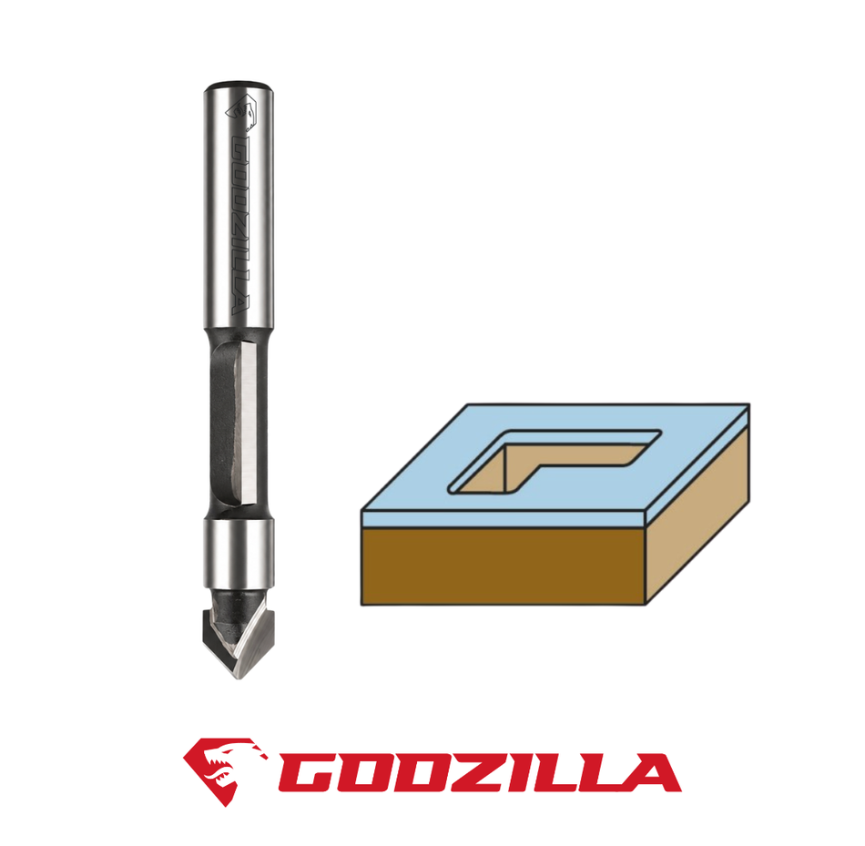 Fresa per Asole a Foratura GodzillaBits