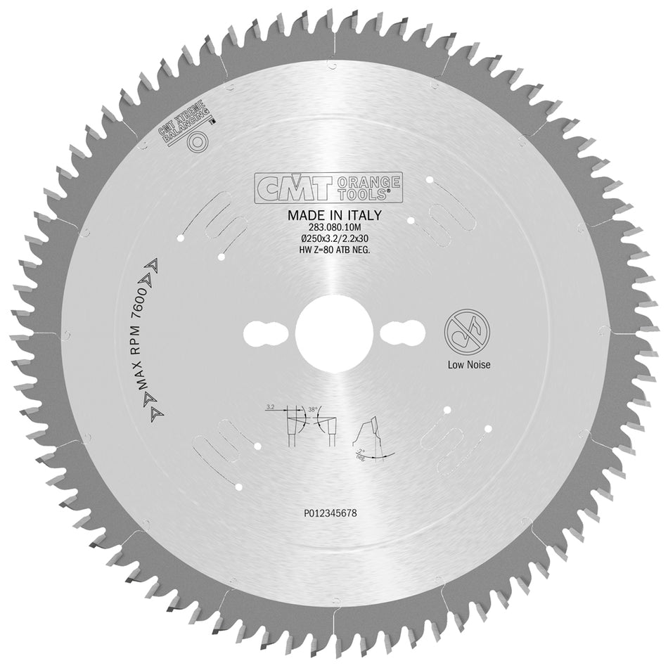 Klingen für Melamin und Laminat, Industrieserie