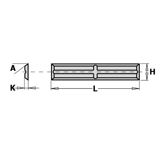 COUTEAUX RÉVERSIBLES STANDARD - 4 LAMES