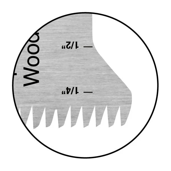 45-MM-PRÄZISIONSSCHNEIDKLINGE MIT DOPPELTER „JAPANISCHER“ VERZAHNUNG FÜR HOLZ