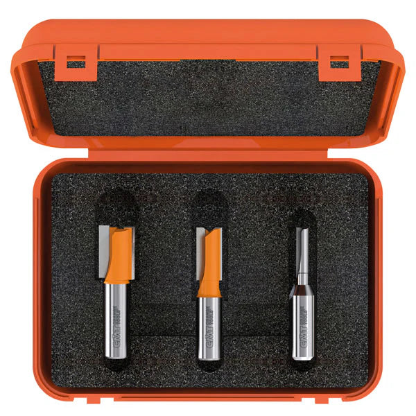 Set mit 3 Mehrschicht-Nutenfräsern