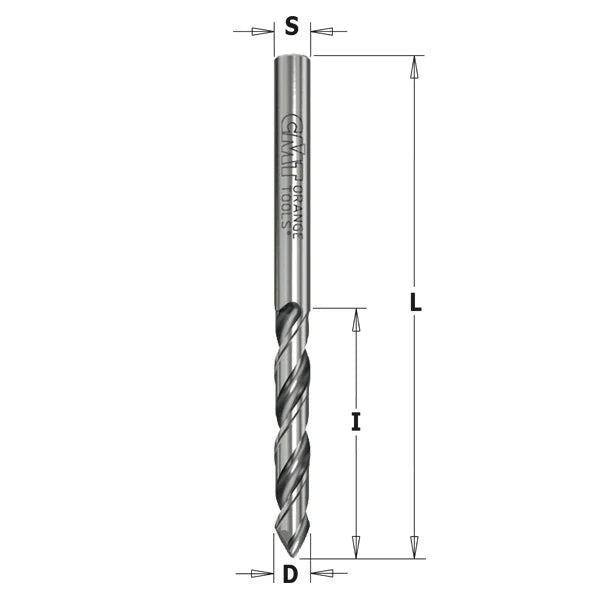 HWM 60° Spiralbohrer, Durchgangslöcher – LONG LIFE