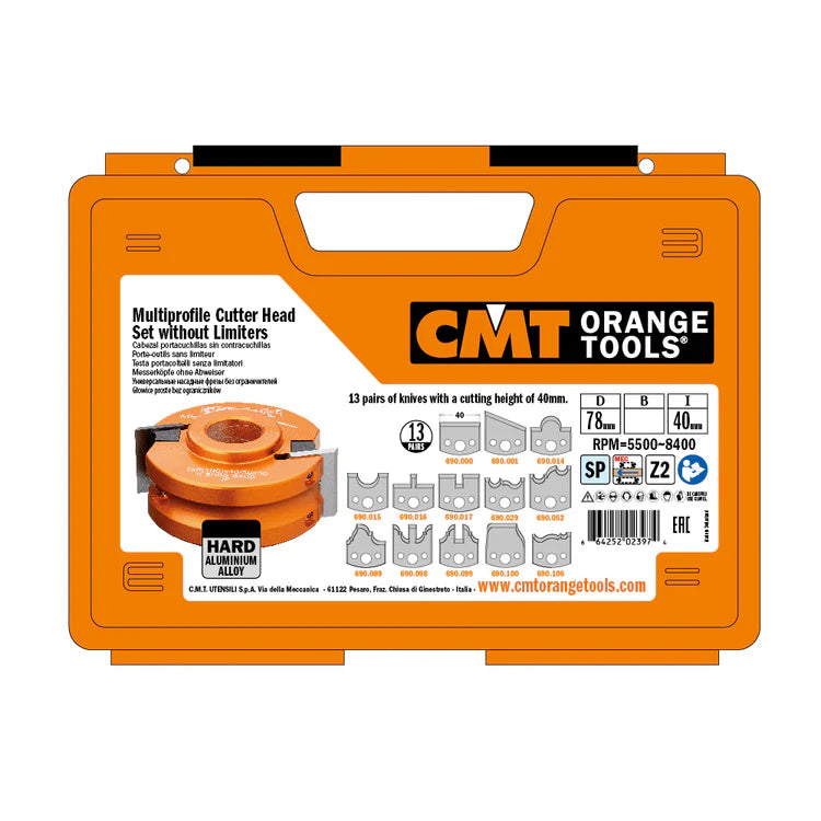 Kit multiprofil pour portes sans limiteur