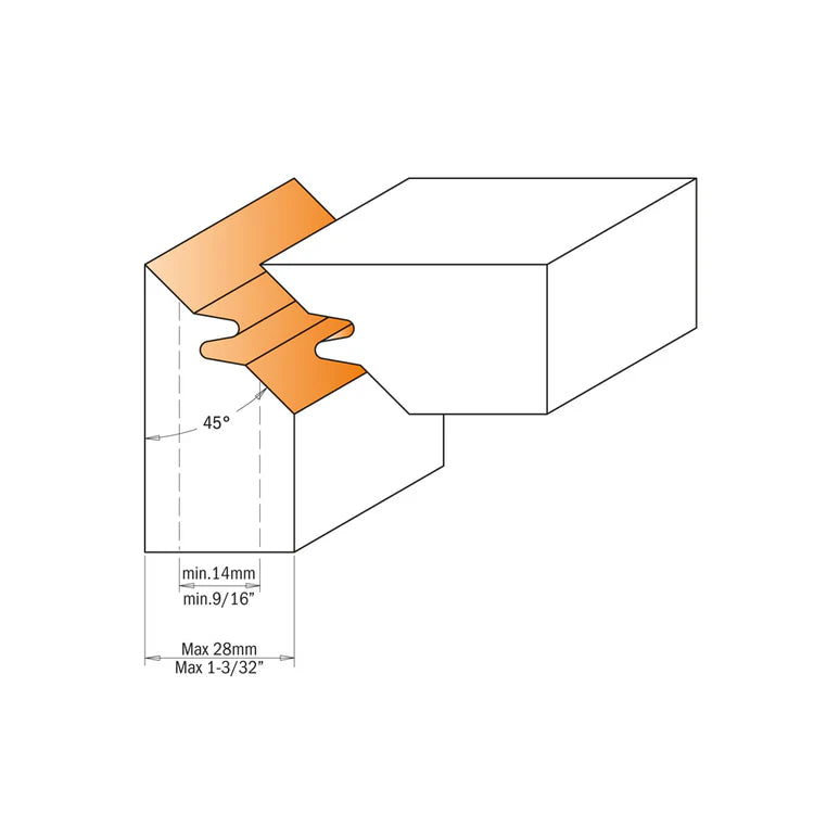 TÊTES DE COUTEAU POUR JOINTS À ANGLE DROIT