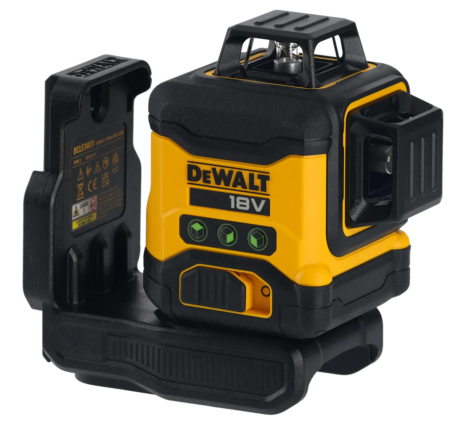 Laser multilinea con raggio verde classe 2 (510-530nm). Senza batterie e caricabatteria in valigetta - DCLE34031N-XJ