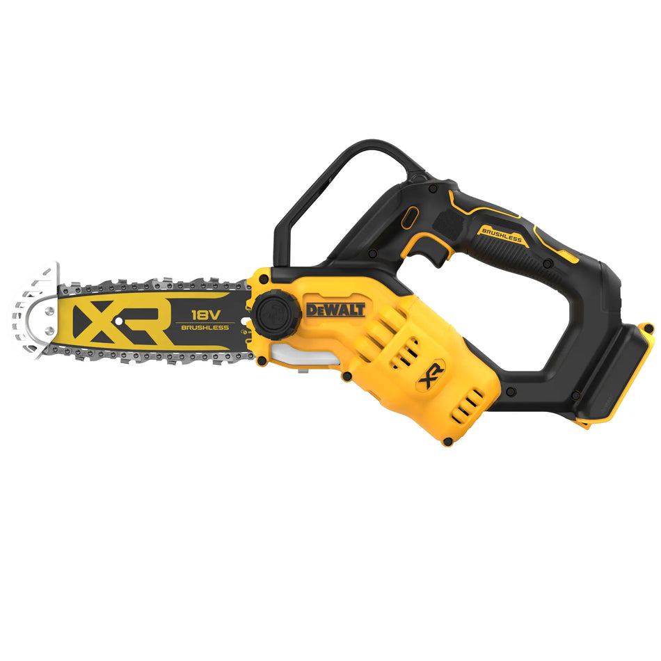 Elettrosega a catena per potatura 20 cm XR 18V motore BRUSHLESS, lunghezza barra 20 cm, senza batteria e caricabatteria. - DCMPS520N-XJ