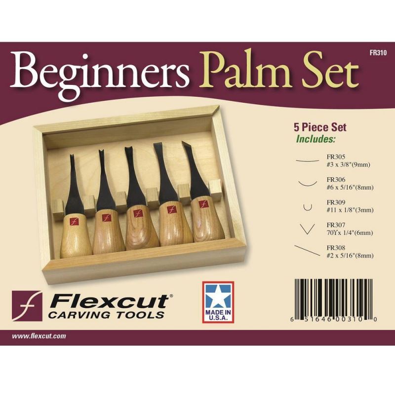 Set Sgorbie palmari per principianti FR310 Flexcut