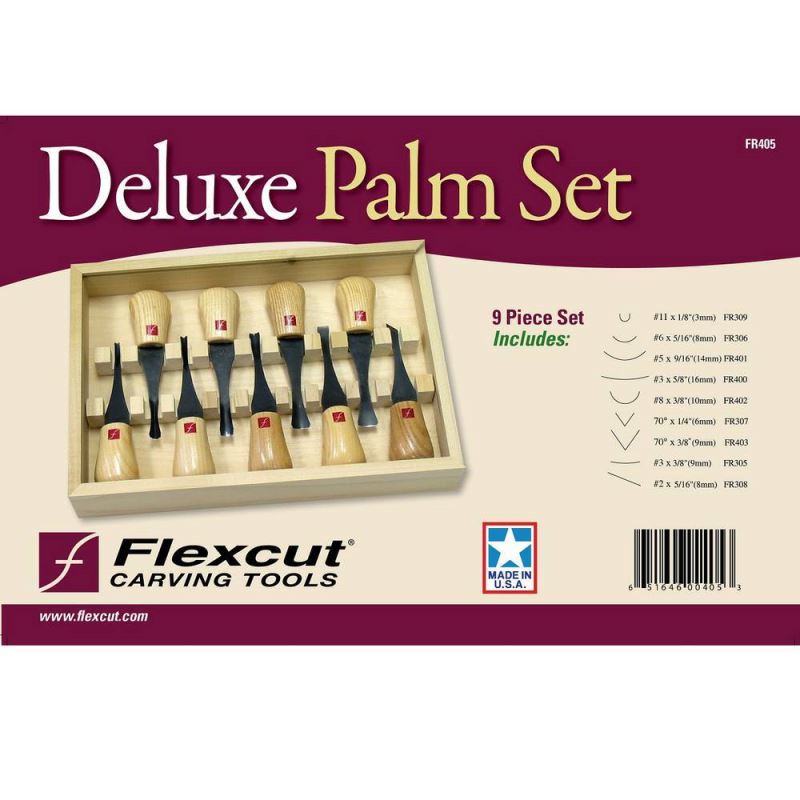 Set Sgorbie palmari Deluxe FR405 Flexcut