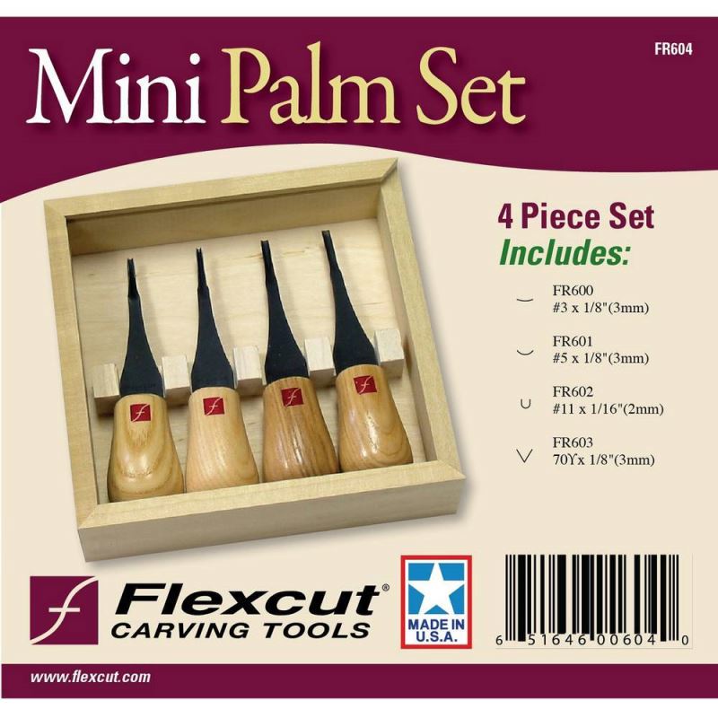 Set Sgorbie palmari Mini FR604 Flexcut