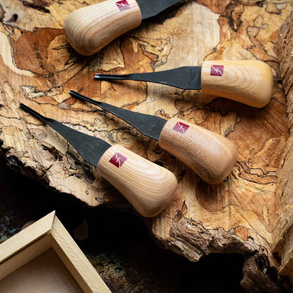 FR804 Set Micro sgorbie intaglio legno Micro-Palm Set Flexcut