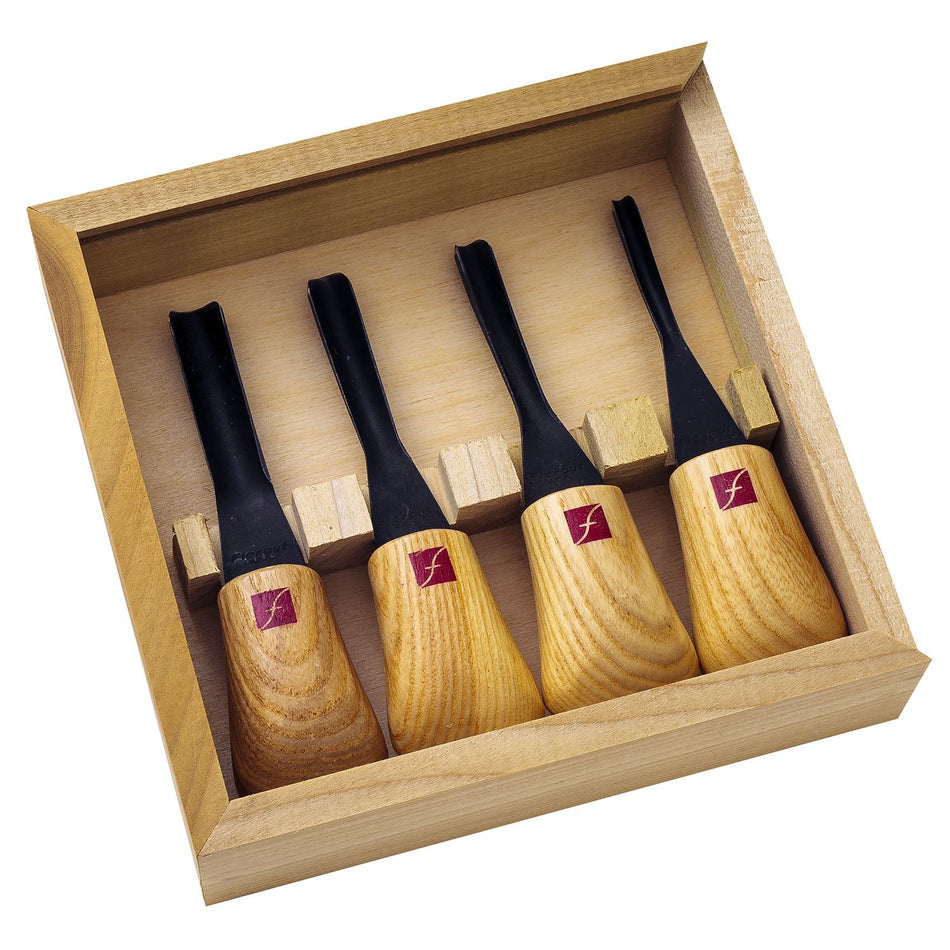 Set di sgorbie palmari / coltelli per intaglio legno professionale Flexcut FR920