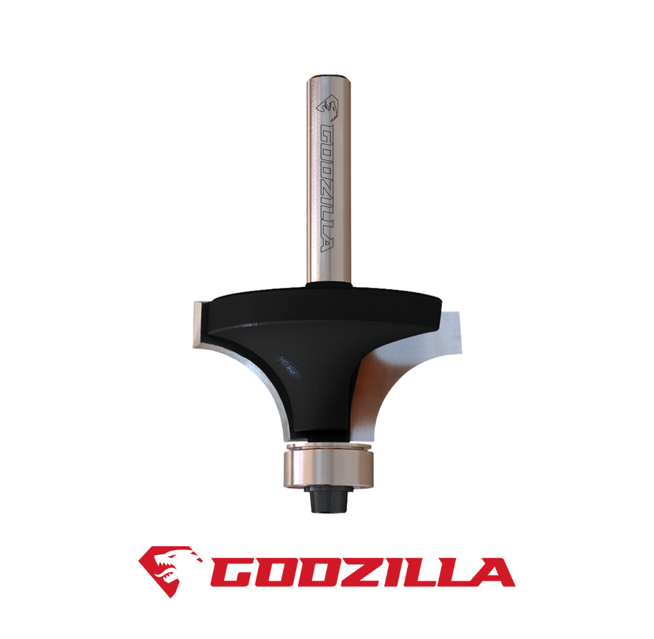 Fraise à rayon concave avec roulement – Godzilla Bits