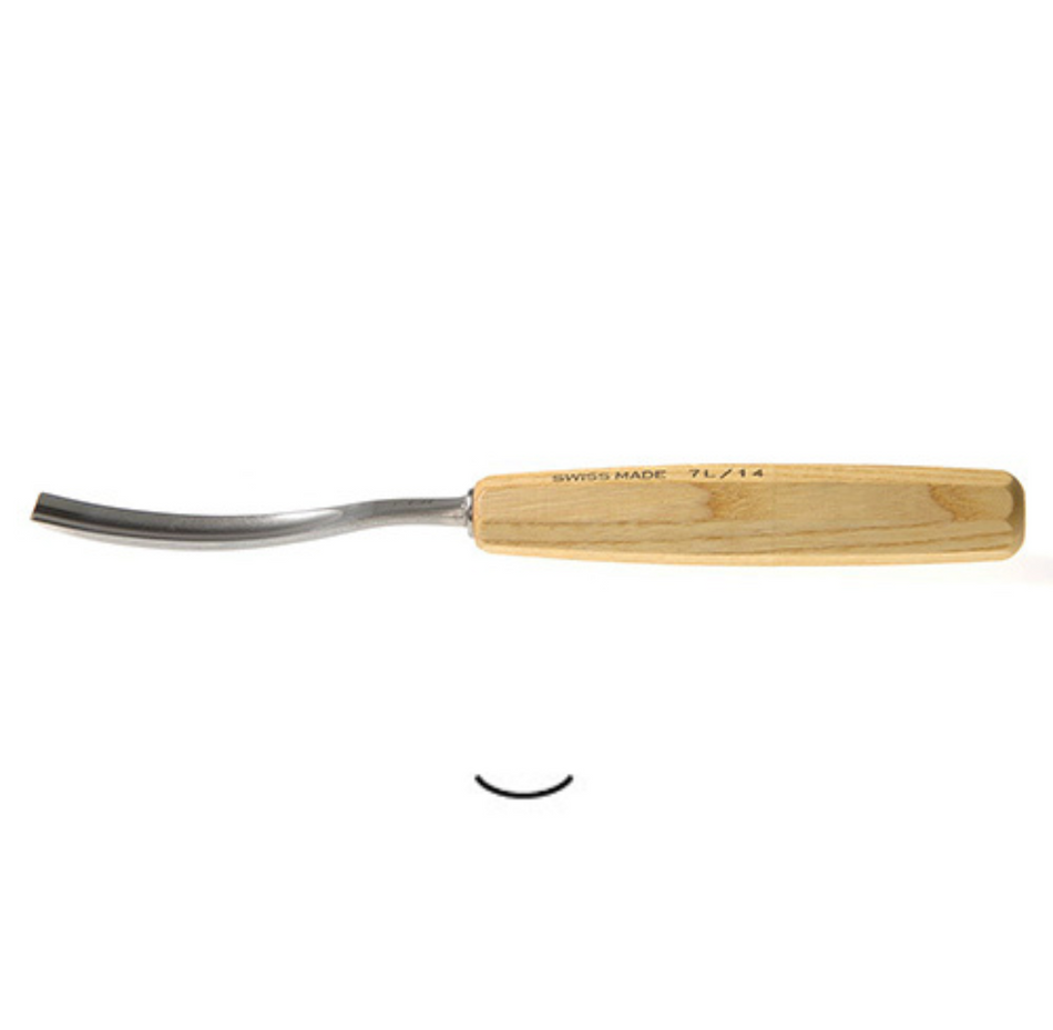 Gouge courbée Profil Pfeil 7L