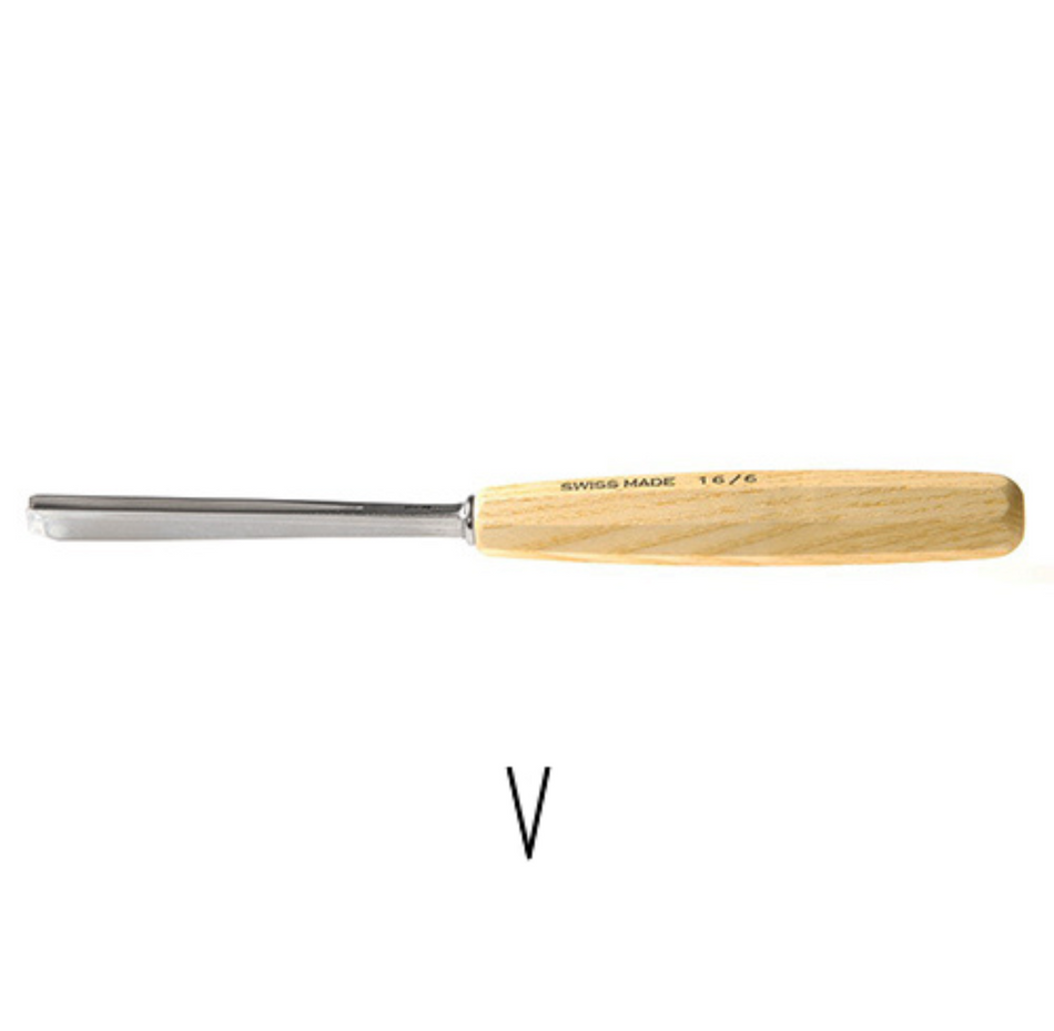 Profil de gouge droite Pfeil PF16- (coupe en V 35°)