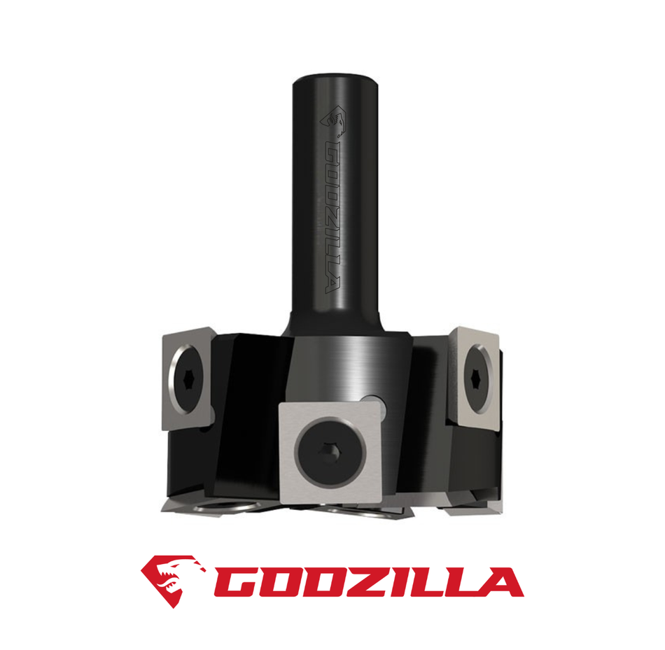 Coupeur de nivellement et de feuillure avec couteaux interchangeables – Godzilla Bits