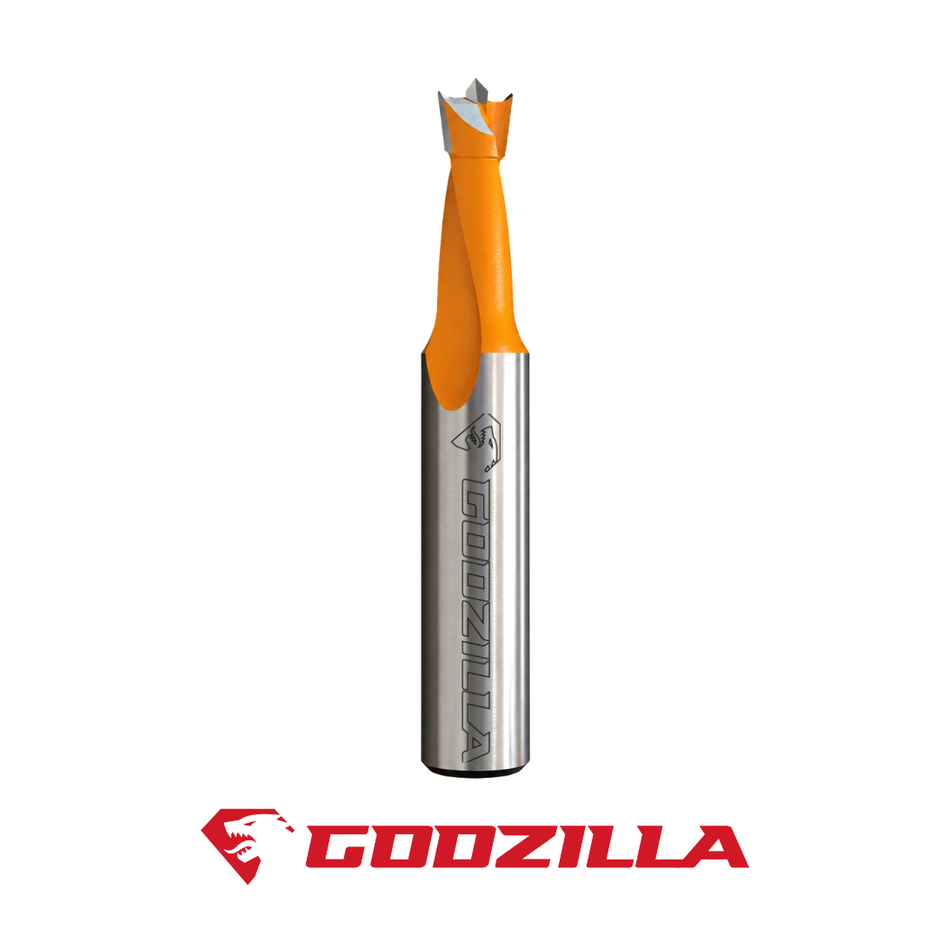 Punte foratrici 2 gole, fori ciechi LTS.036 Rotazione destra GodzillaBits