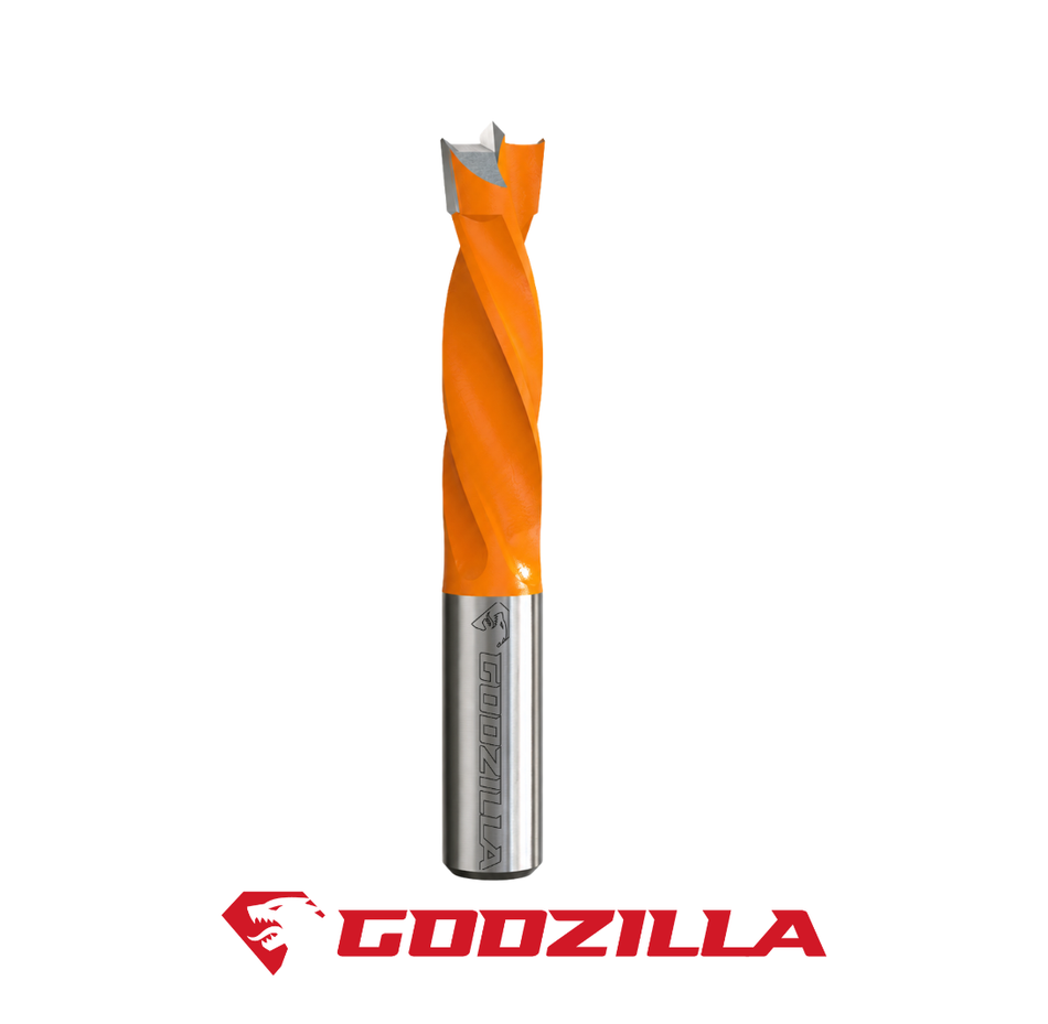 Punte foratrici 4 gole, fori ciechi LTS.053 Rotazione sinistra GodzillaBits