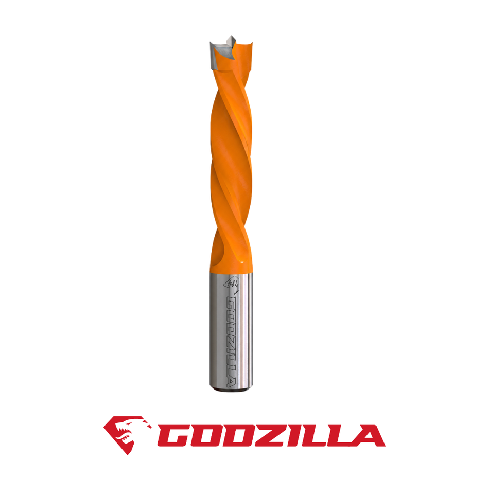 Punte foratrici 4 gole, fori ciechi LTS.054 Rotazione sinistra GodzillaBits