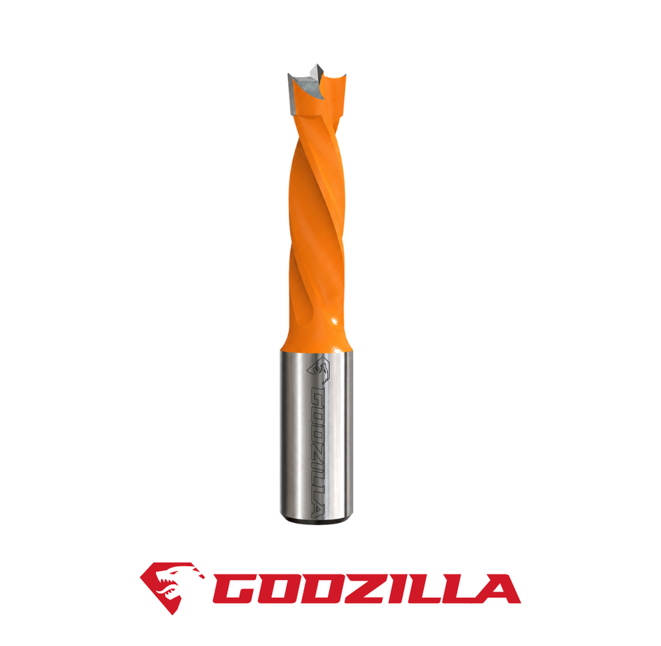 Punte foratrici 4 gole, fori ciechi LTS.052 Rotazione sinistra GodzillaBits