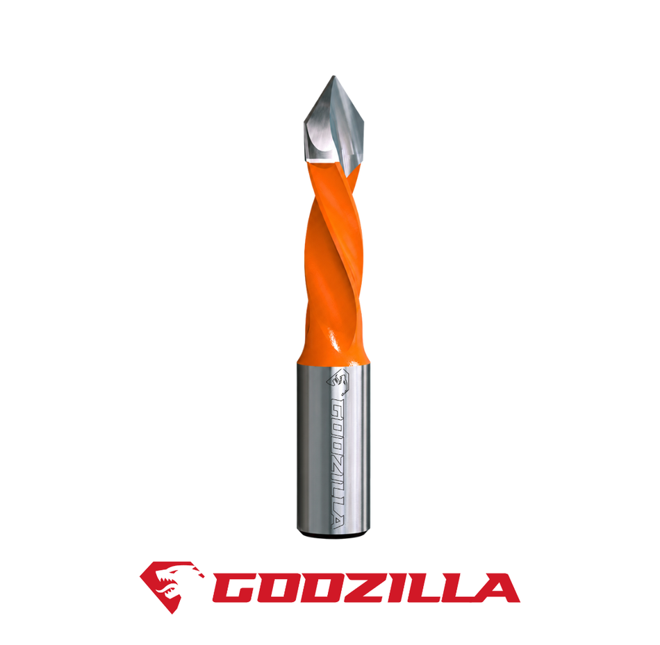 Punte foratrici 2 e 4 gole LTS.048 Rotazione destra GodzillaBits