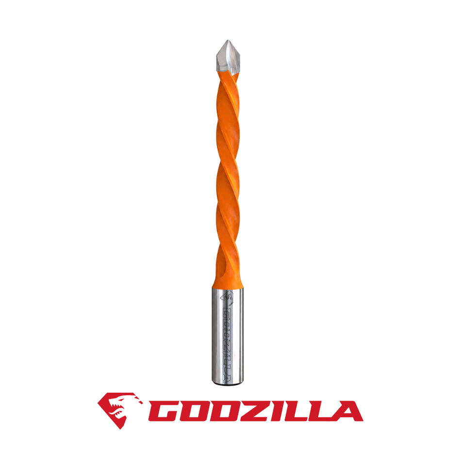 Punte foratrici 2 e 4 gole LTS.036 Rotazione sinistra GodzillaBits
