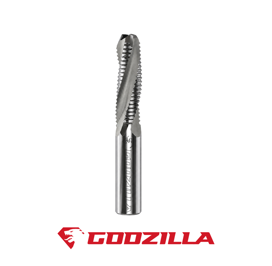 Frese a taglienti elicoidali positivi con smusso a 60° GodzillaBIts