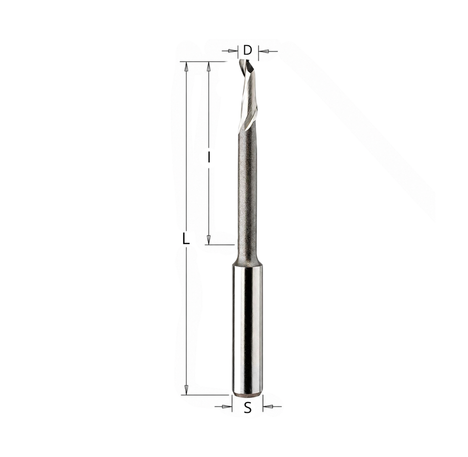 Frese elicoidali positive per alluminio e PVC LTS.621 GodzillaBits