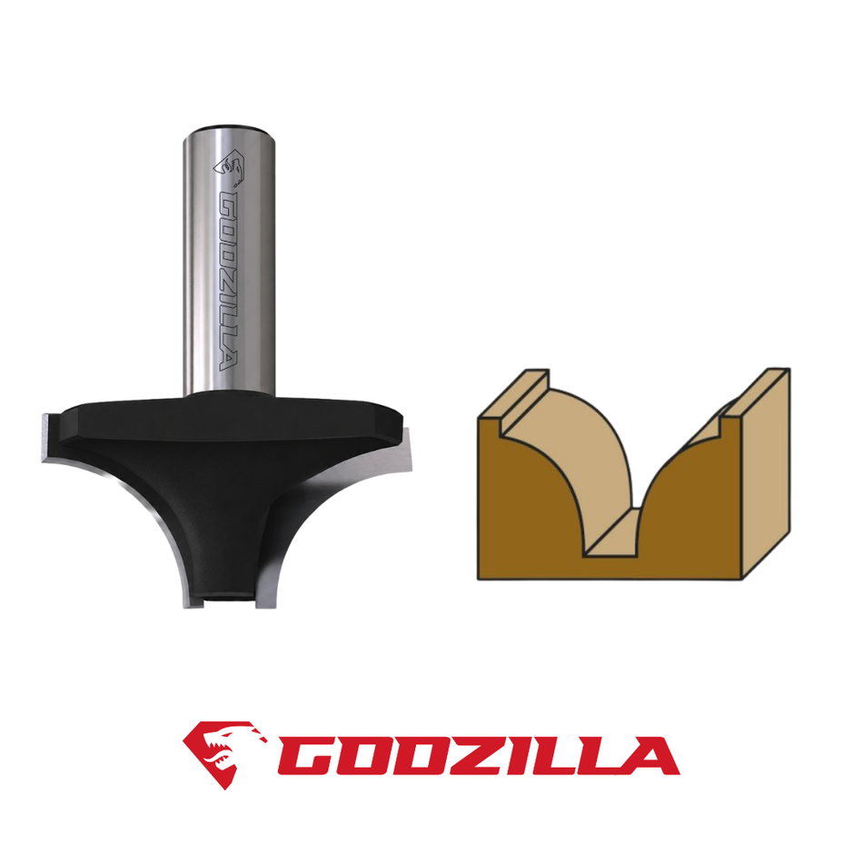 Fresa a raggio concavo - GodzillaBits
