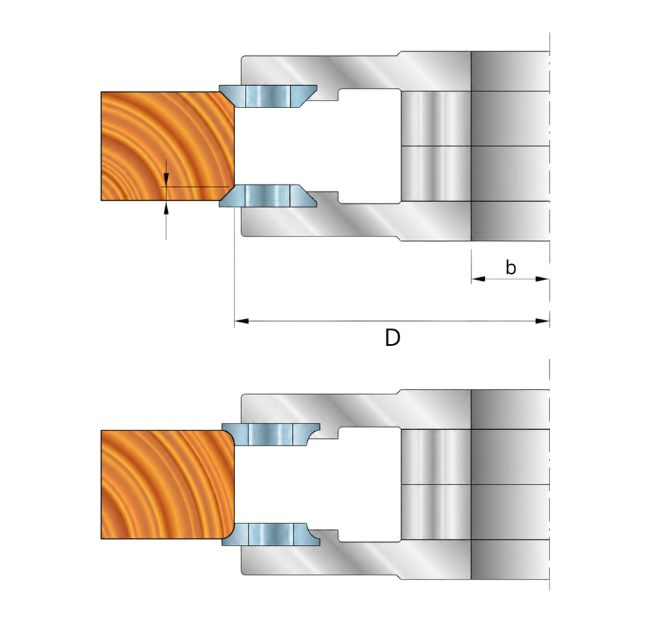 Testa portacoltelli con inserti levaspigoli GodzillaBits