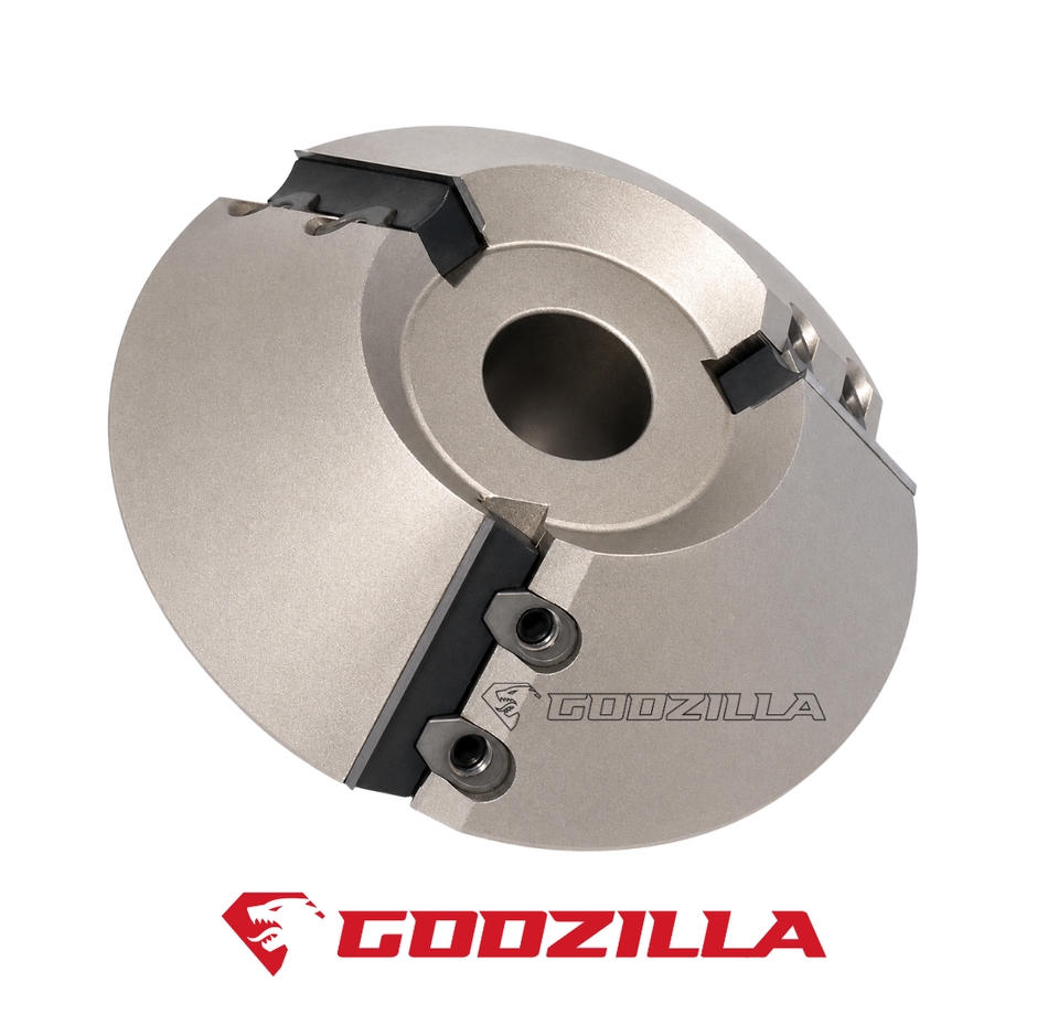 Testa portacoltelli per smussi a 45°con coltelli reversibili GodzillaBits