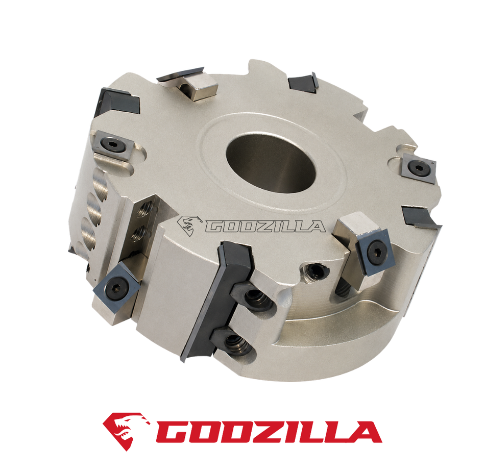 Testa portacoltelli per battute con incisori 14x14x2 a 45° regolabili GodzillaBits