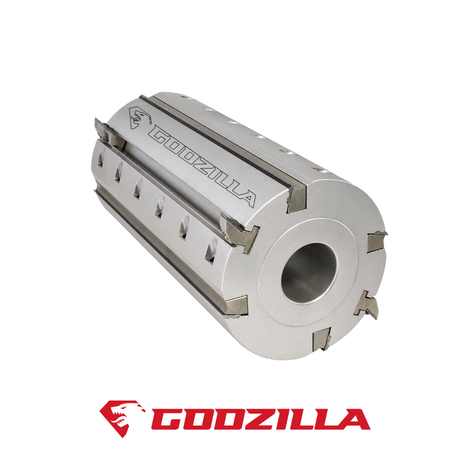 Testa a piallare Centrolok con rasanti 14x14x2 su carrelli 45° regolabili GodzillaBits