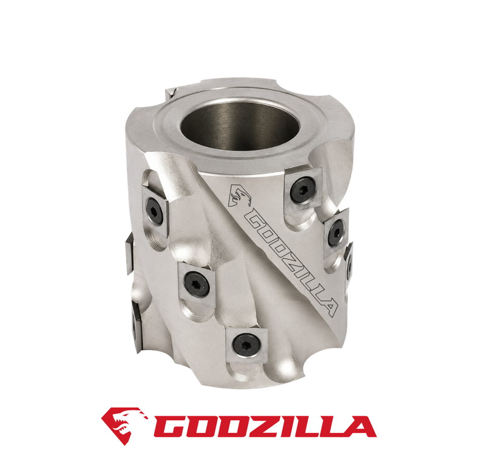 Testa elicoidali con coltelli reversibili LTS.103D GodzillaBits