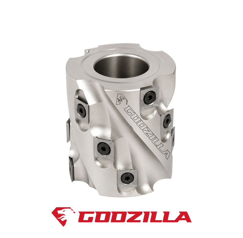 Testa elicoidali con coltelli reversibili LTS.113D GodzillaBits
