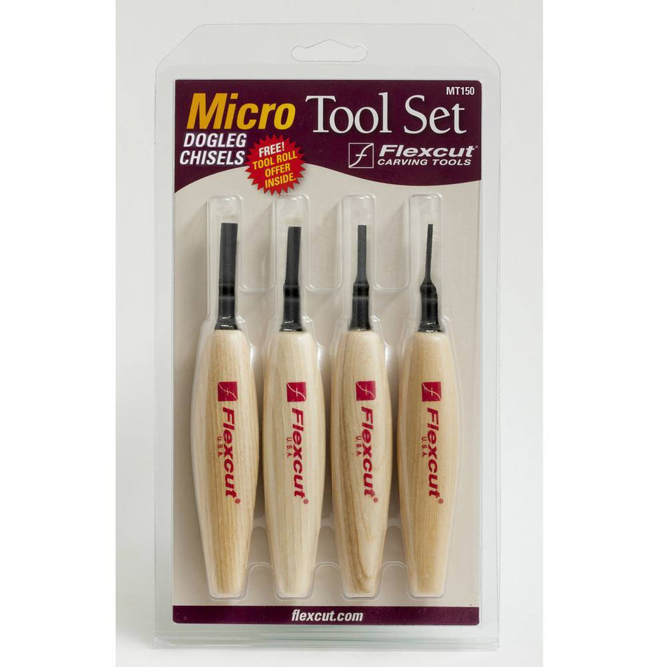 SET MICRO SGORBIE INTAGLIO SCULTURA LEGNO FLEXCUT MT150
