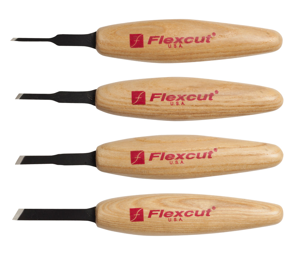 Set micro sgorbie per intaglio legno MT200 Flexcut