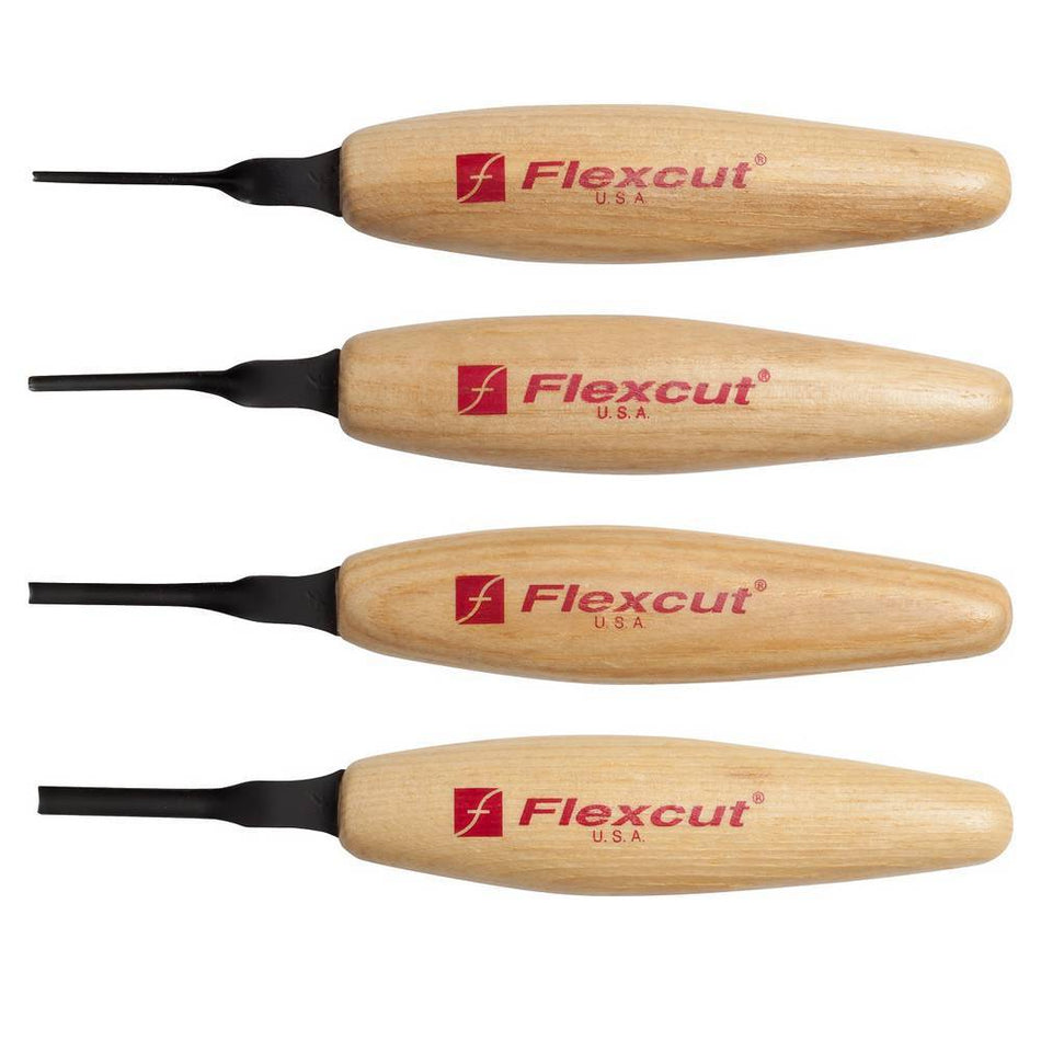 Set micro sgorbie intaglio scultura legno Flexcut MT300