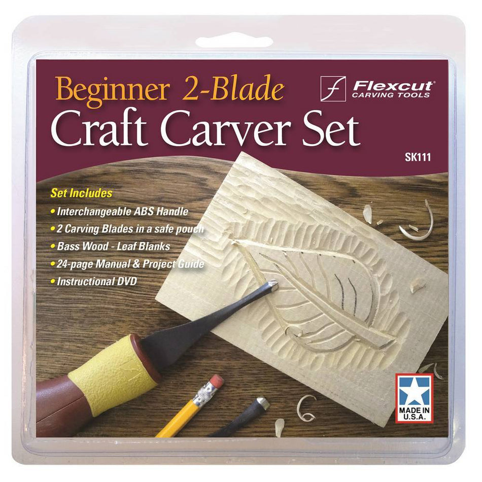 SK111 Kit Artisan Carver avec 2 lames pour débutants