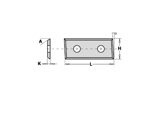 COUTEAUX RÉVERSIBLES STANDARD - 4 LAMES