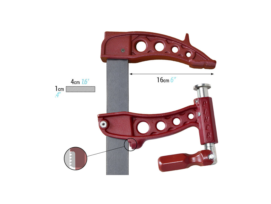 MAXI R PIHER-UDŹWIG 16 cm PRĘT 40x10 mm